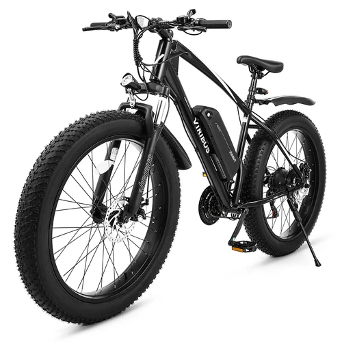 VIRIBUS Electric Mountain Fat Tire  Bike 26" E Bicycle 48v - Picture 11 of 12