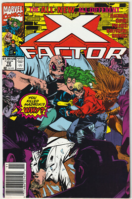  X-FACTOR #72, Marvel Comics 1991 US-COMICHEFT TOP Z1
