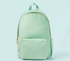 Stoney Clover Lane X Target Terry Cloth Embossed Backpack Light Green In Hand
