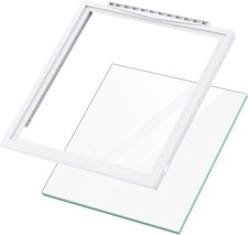 241969501 Refrigerator Shelf Frame With Glass,Crisper Pan Cover For Frigidaire