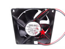 1PC NMB 3110KL-04W-B40 8025 8CM 12V 0.26A Two wire dual ball cooling fan