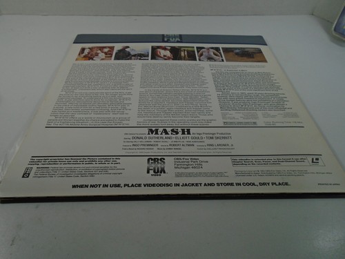 MASH MOVIE--LASER VIDEODISC DISC (LOOK) - Picture 6 of 6