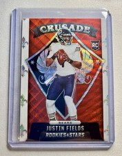 2021 Panini Rookies & Stars JUSTIN FIELDS Crusade Red Wave Prizm Rookie #CR-23