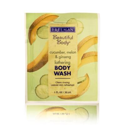 Freeman Beautiful Body Cucumber, Melon Ginseng Body Wash 1 oz Brand New