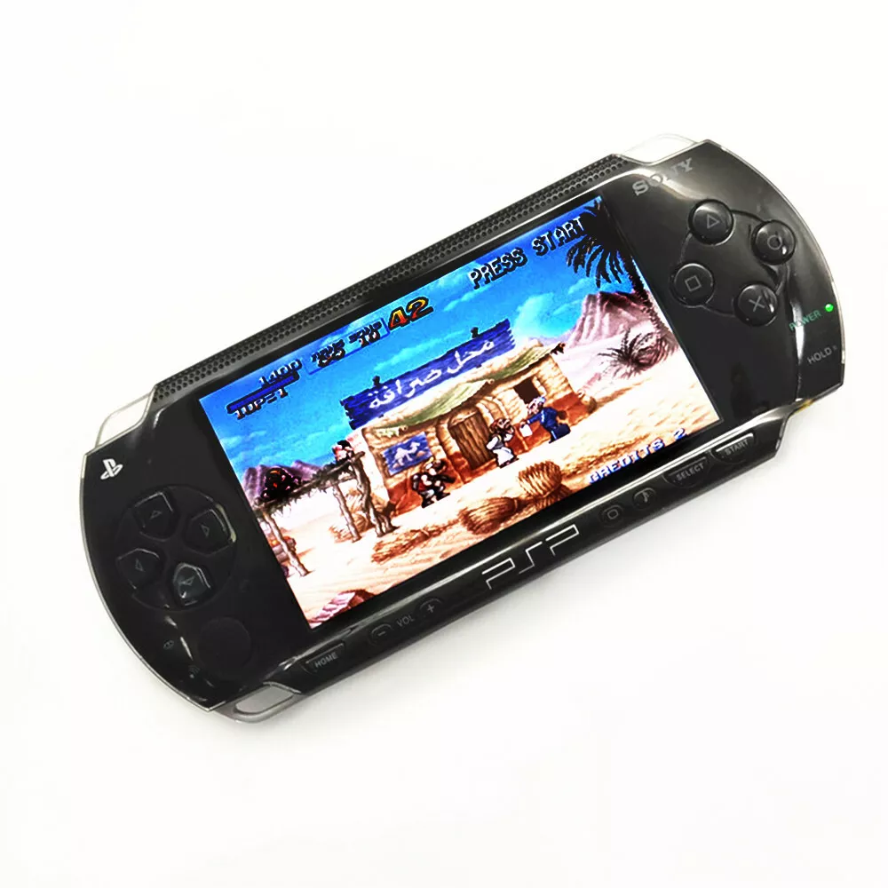 Black Retrofit Sony PSP 1000 Handheld System PSP1000 Video Game