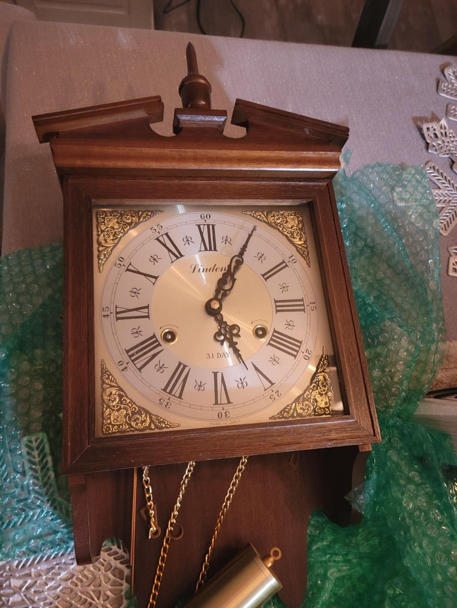 Vintage Linden 31 Day Wall Clock | eBay