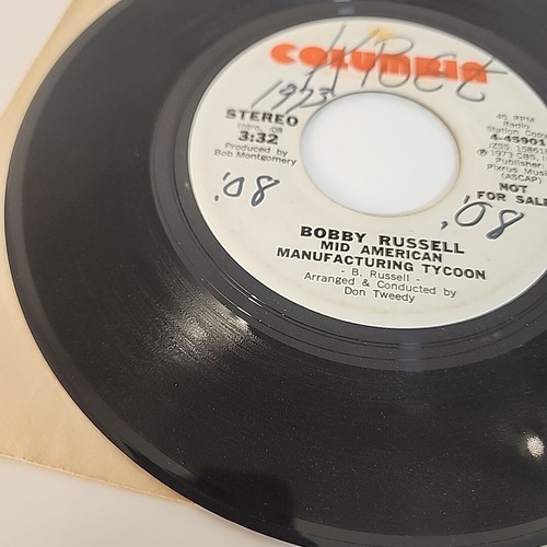 Pop Promo 45 Bobby Russell - Mid American Manufacturing Tycoon / Mid American Ma - Picture 14 of 19