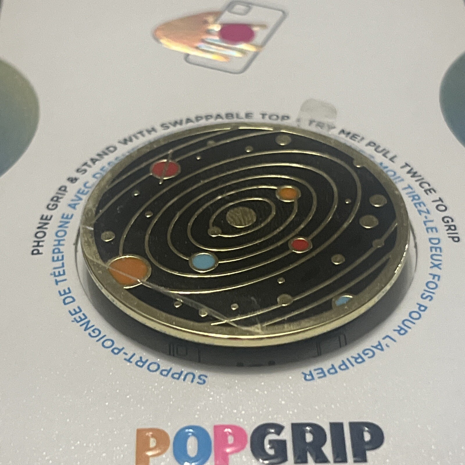 Popsocket PopGrip  Stand Universal Phone & Tablet Holder Solar Flare Space-image