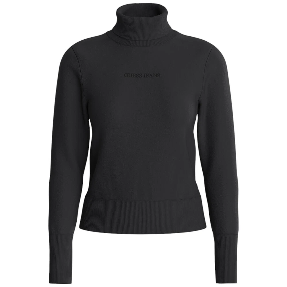 Pull Femme GUESS Noir Taille S - Dentelle Et Voile - Très Bon état