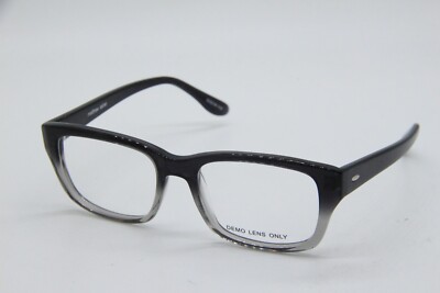 NEW MATTHEW ASHER 121-15 FTG BLACK GREY AUTHENTIC EYEGLASSES 53-18