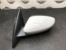2014 SKODA RAPID SPACEBACK NEARSIDE LEFT FRONT WING MIRROR IN WHITE 5JC857507C