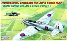 1/72 Eastern Express 72263 Fighter Spitfire Mk.XIV & Flying Bomb V-1