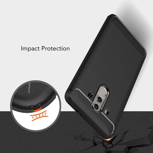 Funda de móvil para Huawei Mate 10 Pro, Carbon Look Silicona Case Cover delgada - Imagen 7 de 7