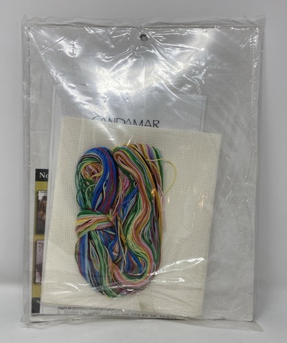 Candamar Designs Teacup Stack Counted Cross Stitch Kit 50804 8x20 Vintage 1994 - Picture 3 of 4