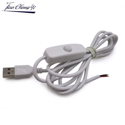 USB 1.5m connector Cable with ON/OFF switch Electric Copper Wires For ...