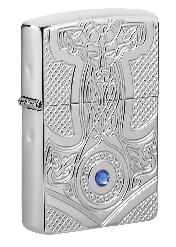 Zippo Armor Windproof Medieval Hammer of Viking God Lighter, 49289