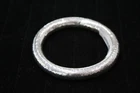 Desiderate Beaten Silver Bangle