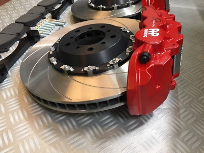 BMW M4 F82 380mm front brake kit with red AP Racing Radi Cal 6 pot