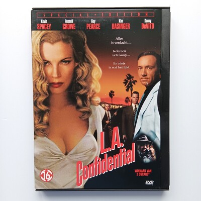 L.A. Confidential, ENGLISCH, french, italian, Kim Basinger DVD PAL 2 Snapcase