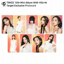 TWICE 13th Mini Album With YOU-th Target Exclusive Photocard KPOP K-POP