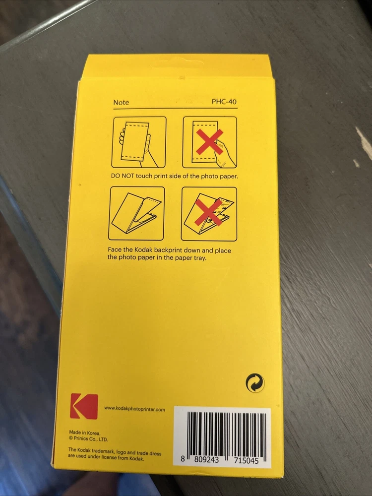 KODAK Dock Plus & Dock Photo Printer Cartridge PHC-40 –  Assorted Sizes