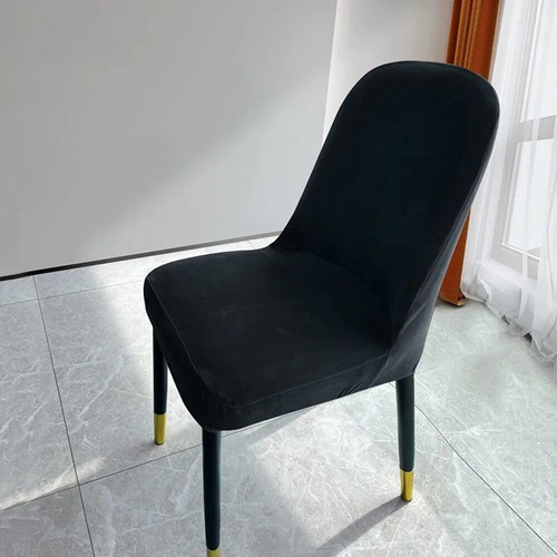 Samt-Bezüge Für Esszimmerstuhl-Sitze Große Stretch-Plüsch-Schonbezüge ψ - Bild 16 von 19