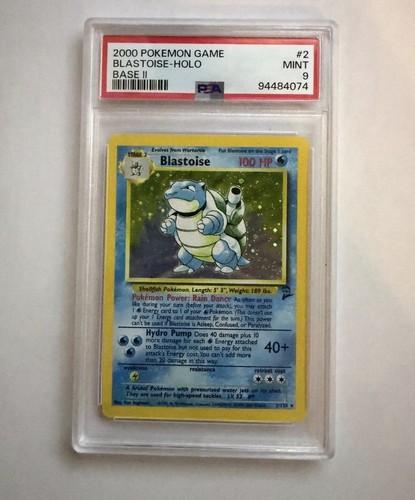 Blastoise graded PSA 9 for sale on eBay