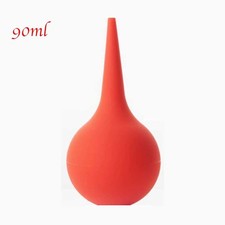 5 Pack 90ml Red Rubber Suction Ear Syringe Bulb Pipette Ball
