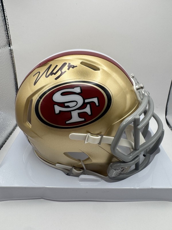 Nick Bosa Signed 49ers Mini Helmet (Beckett)