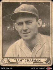 1940 Play Ball #194 Sam Chapman Athletics 1 - POOR