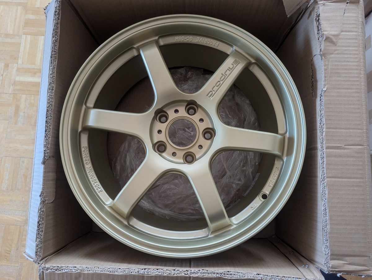 Prodrive GC-06H Forged Wheel 18x8.5 +46 5x114.3 JDM Gold new no