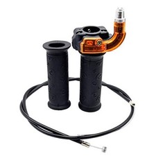 7/8" 22mm Twist Throttle Accelerator Grip and 39" Throttle Cable for 47cc-49cc
