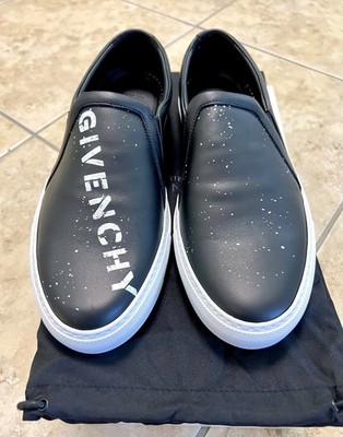 Givenchy Urban Slip On Sneakers Black White Size 43 (US 10) New w/box Authentic