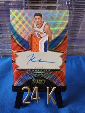 2024-25 Panini Select Kevin McCullar Jr Rookie Chunky Patch Auto Prizm /99 Towns