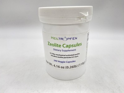 Zeolite 240 Capsules - Detox - Clinoptilolite - 3X Activated - Natural Minerals