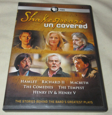 Shakespeare Uncovered DVD's 2-Disc PBS Stories Behind The Plays Hamlet Tempest+