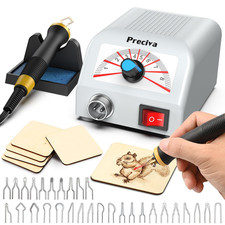 LH20 Portable Wood Burning Pen Kit - 30 Tips, Adjustable Temperature up to...