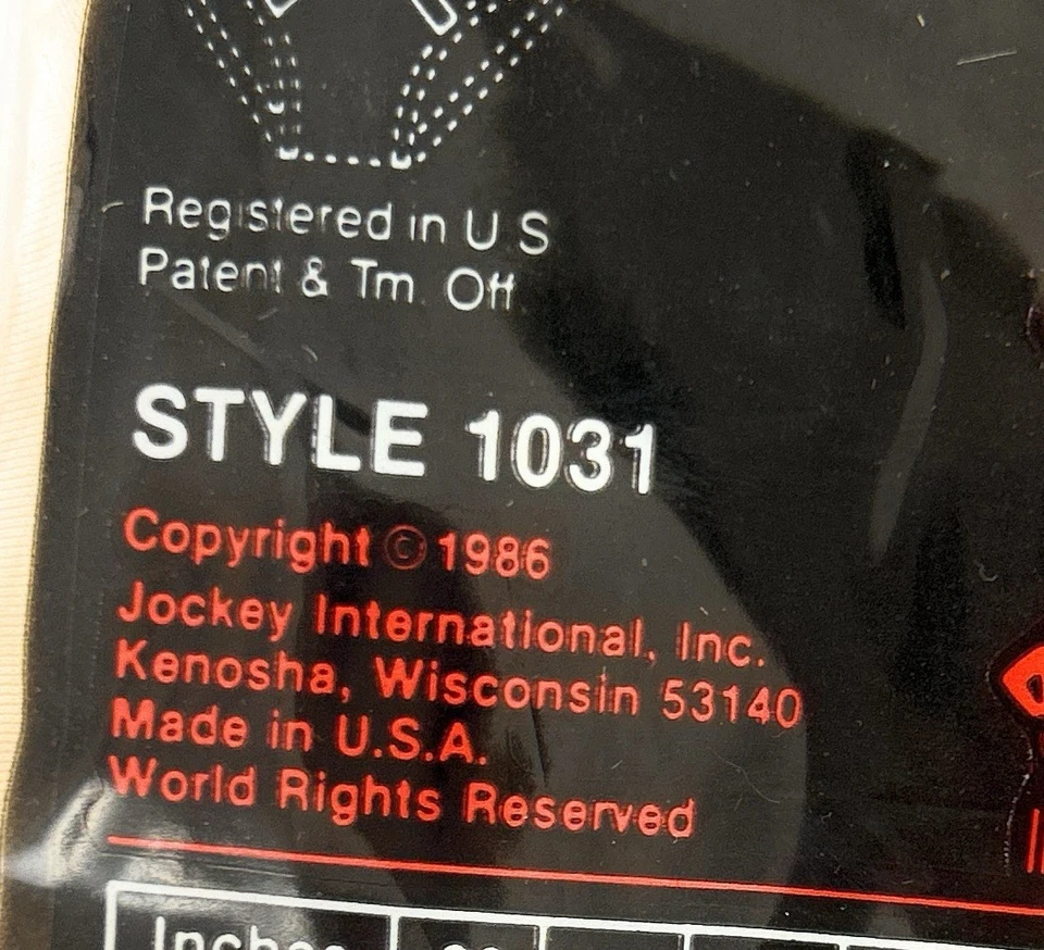 3 piezas. De colección Deadstock Jockey Tricot Nylon Lo Rise Calzoncillo Ropa Interior Frente Mosca Foto 4 de 4