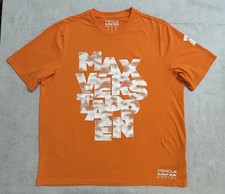 Oracle Red Bull Racing F1 Max Verstappen Driver T-Shirt Orange - Men  s XL