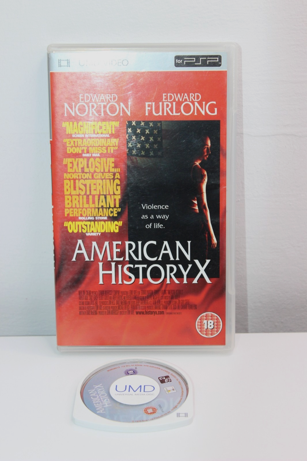 American History X Umd Video Sony Playstation Portable PSP Movie - Tested