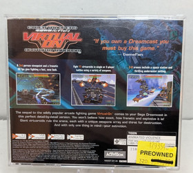 Virtual-On: Oratorio Tangram (Sega Dreamcast DC, 2000) Complete CIB