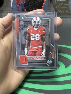 2025 Bowman University Chrome #92 OJ Frederique Jr.
