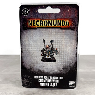 Forge World Ironhead Squat Prospectors Champion mit Bergbaulaser | Necromunda