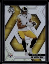2025 Panini Mosaic DK Metcalf #33 Silver Prizm Steelers