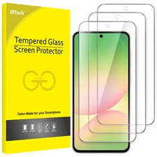 Screen Protector for Samsung Galaxy A56 5G, 9H Tempered Glass Film, 3-Pack