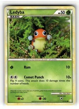 Pokemon: HeartGold SoulSilver Ledyba #71/123 Ledyba- Common.V05 on eBay