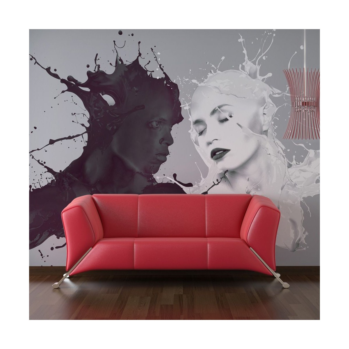 Papier peint Dissonance II pour habiller un grand mur vide