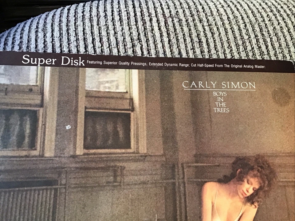 CARLY SIMON BOYS IN THE TREES 1978 LP ELEKTRA PRINT RARE “SUPER DISK” EDITION  - Image 2 of 4