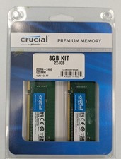 Crucial DDR4-2400 8GB Kit 4GBx2 CT2K4G4DFS824A Unused