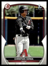 2023 Bowman Prospects Christian Cerda Arizona Diamondbacks #BP-56